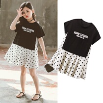 Girls tennis red suit for summer clothing 2021 new Korean version CUHK Childrens little girl Summer foreign air trendy two sets