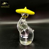 Boutique Qing Dynasty villain glazed ornaments and crafts Abstract doll bookcase decoration Nafu Wenju gifts