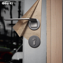 Göoge Folding modern minimalist door lock Indoor door lock bedroom door lock bedroom door door mute split lock
