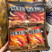 Costco agricultural heart shrimp strips original spicy spicy Net red leisure puffed food snacks 90 grams