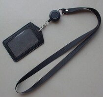 Vertical document clip Vertical hanging document clip Easy to pull buckle Lanyard card clip Work document clip Badge clip