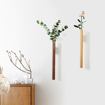 Modern Simple Wall Decoration Hydroponic Flower Machine New Chinese Creative Flower Splitter Plant Hydroponic Wall Hanging Dry Flower Machine