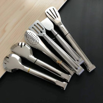 Stainless steel kitchen food food clip Bread clip Buffet BARBECUE meat steak Malatang baking cooked food clip