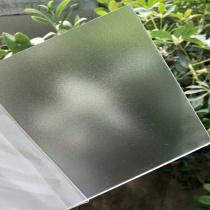 Transparent colorless frosted board Polycarbonate PC frosted board Matte small lighting ceiling can be customized size