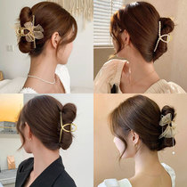 The hairpin of the head hairpin after the hair of the high-end temperament of the hair of the female spring and summer shark jacket