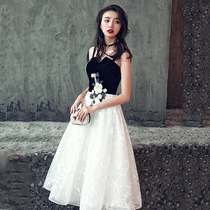 Dress small evening dress skirt female 2021 new summer banquet elegant socialite party dress dinner party dress
