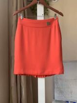  sco home spot S autumn fashion simple commuter style solid color hip skirt