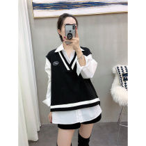 Fashion Suit Trendy Ocean Gas Conspicuic Blouses Women Pop 2022 Spring Autumn New Womens Clothing European Station European Goods Korean Edition