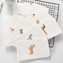 Cute and good-looking dog envelope stationery set Simple creative Japanese cartoon literary small fresh romantic love letter
