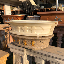 Roman column mold Flower pot mold Round oval European-style cement flower pot abrasive basin member thickened plastic steel plastic