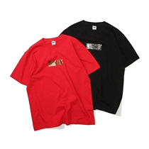 Spot Tide play LOOSE LOGO TEE gilded box hollow LOGO print short sleeve t-shirt