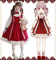 Original Lolita princess skirt spring and autumn new dress girls dress Lolita childrens childrens performance suit