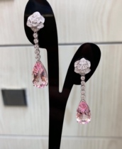 Echo Says Jewelry Strong Morgan Stone natural pink cherry blossom pink ear nail ring