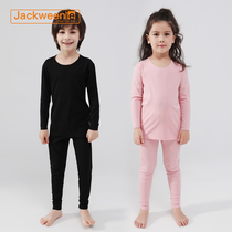 Childrens pajamas boys Spring and Autumn long sleeves cotton summer thin girls 12 middle and big Children 15-year-old home clothing set