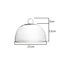 Microwave oven anti-splash cover high temperature resistant transparent glass heating special temperature resistant fruit cake food grade insulated vegetable cover