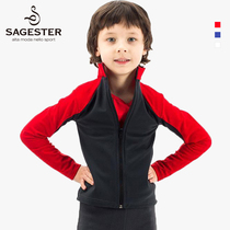 Supplier) Italian Sagester figure skating training clothes skating jacket top men 254