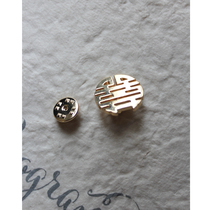 (Double happiness brooch buckle)Wedding EMCEE ceremony Welcome group guests VIP help guests Relatives and friends commemorative badge brooch