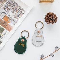 MZao Nordic simple creative keychain elevator bus access control card set Rice card cute mini protective cover boutique