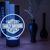 Harley small table lamp bar table lamp adjustable 1 color or 7 color gradient