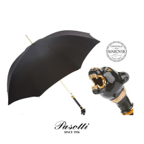 pasotti Italy imported light luxury umbrella parasol handmade luxury double Panther straight handle