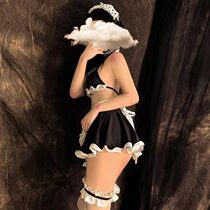 Sexy Eroy Lingerie Cute Maid Passion Suit Maid 3-Point Bikini Hot Seductive Bed Play