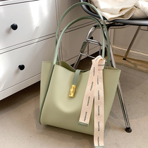 Cone Koery Genuine Leather Big Bag Woman Large Capacity 2022 New Tide 100 Hitch Superior Sense Foreign Air Single Shoulder Tot Bag