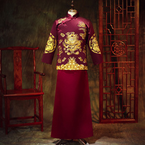 Xiuhe clothing groom 2020 new toast clothing Chinese style wedding dress ancient Chinese style men embroidered He clothing