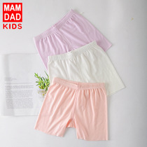 Girls' Anti-Safety Pants Moder Ping Ping Pin Pin Pin Pin Pin Pin Pin Pants Three Points Thin Pants