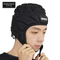 WOSAWE battery car helmet anti-collision sponge Football goalkeeper helmet Rugby roller skating four seasons universal