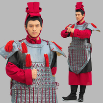 Men and women armor performance costumes real people can wear general armor Chinese armor armor Park attractions Garden armor