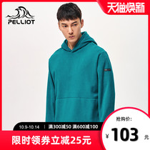 Beshy and fleece mens spring and autumn thin outdoor pullover fleece jacket casual versatile sports warm clothes
