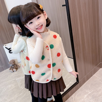 Girls Margaret Autumn and Winter 2022 new online red girl baby wears winter childrens clothing vest