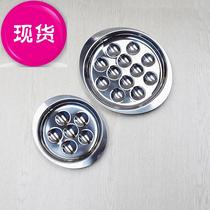 Special thick stainless steel French snail plate snail plate snail cup steamed egg 16 snail plate snail cup steamed egg