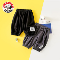 snoopy snoopy childrens clothing childrens summer casual shorts boys sports five-point pants