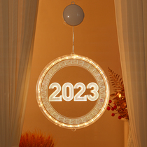 New Year New Year decorative lights small hanging piece 2023 Rabbit Spring Festival color lighting hanging scene layout household luminous jewelry