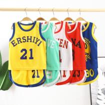 Summer Children Vest Suit 2022 New Boy Girl Breathable Sports Speed Dry Jersey Basketball Football Training Suit