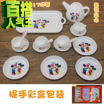 Home Gongfu tea tray tea tea Children Easy play c Young Children Small Tea Tea Teapot New Chinese Plastic Mold