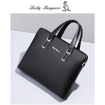 LUCKY KANGAROO MENs bag Business bag Briefcase Mens leather bag handbag CASUAL diagonal bag Computer bag