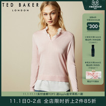 TED BAKER Lady sweet slim fake two-piece long sleeve knit