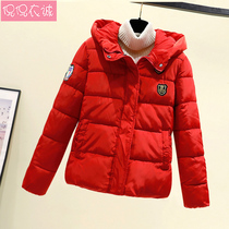 2021 Winter new cotton-padded clothes women short coat hooded thick ins student bread jacket