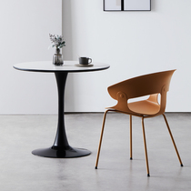 Nordic dining chair wrought iron ins net red chair modern minimalist designer cafe home back chair leisure chair