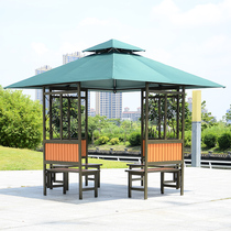 Outdoor Cool Kiosk Villa Patio courtyard rooftop Garden Vineyard Simple Shading Tent Outdoor Iron Art Shed Sun Shelter Shed