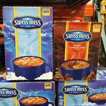 Costco Miss Swiss America Swiss marshmallow chocolate punch milk cocoa powder