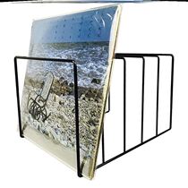 Vinyl record storage rack black plastic disc nostalgic display rack storage box Old Record CD rack storage box CD series