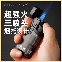 VANITYFAIR Cigar Lighter Windproof Inflatable Lighter Customized Smoke Pot Personality Mens Gift