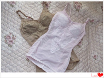 The original Japanese single abdomen plastic body body body waist waist no steel ring chest chest with large cup large size plastic vest sling