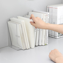 Simple table ins Wind acrylic transparent book stand Childrens small bookshelf small desktop storage picture book stand