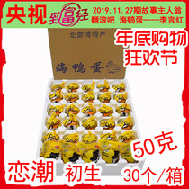 Guangxi Beihai specialty Beibu Gulf red Woods cooked salty sea duck eggs ready-to-eat multi-oil primary eggs 30 love tide