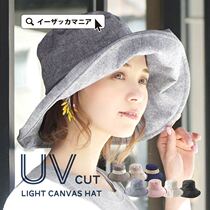 Exported to Japan new cotton linen big hat with adjustable black sun protection UV cut women fisherman hat