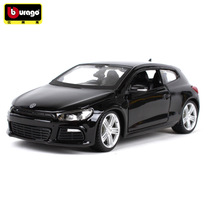 1 to 24 Bimei Gaoyuan factory Scirocco R simulation alloy car model car model Metal Ornaments